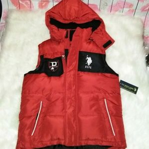 U.s. Polo assn boys apple cinnamon  vest